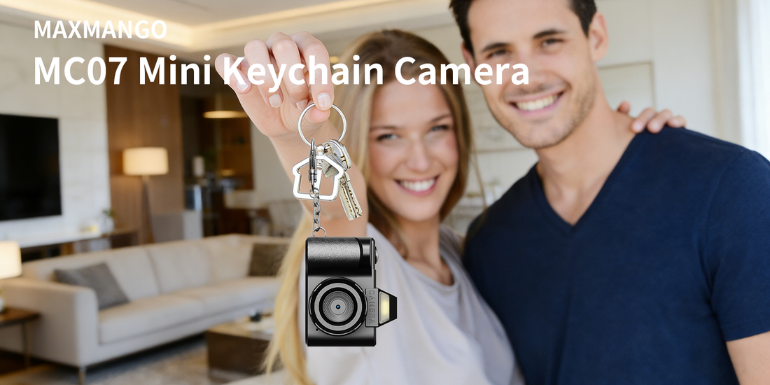 MAXMANGO Mini Keychain Camera