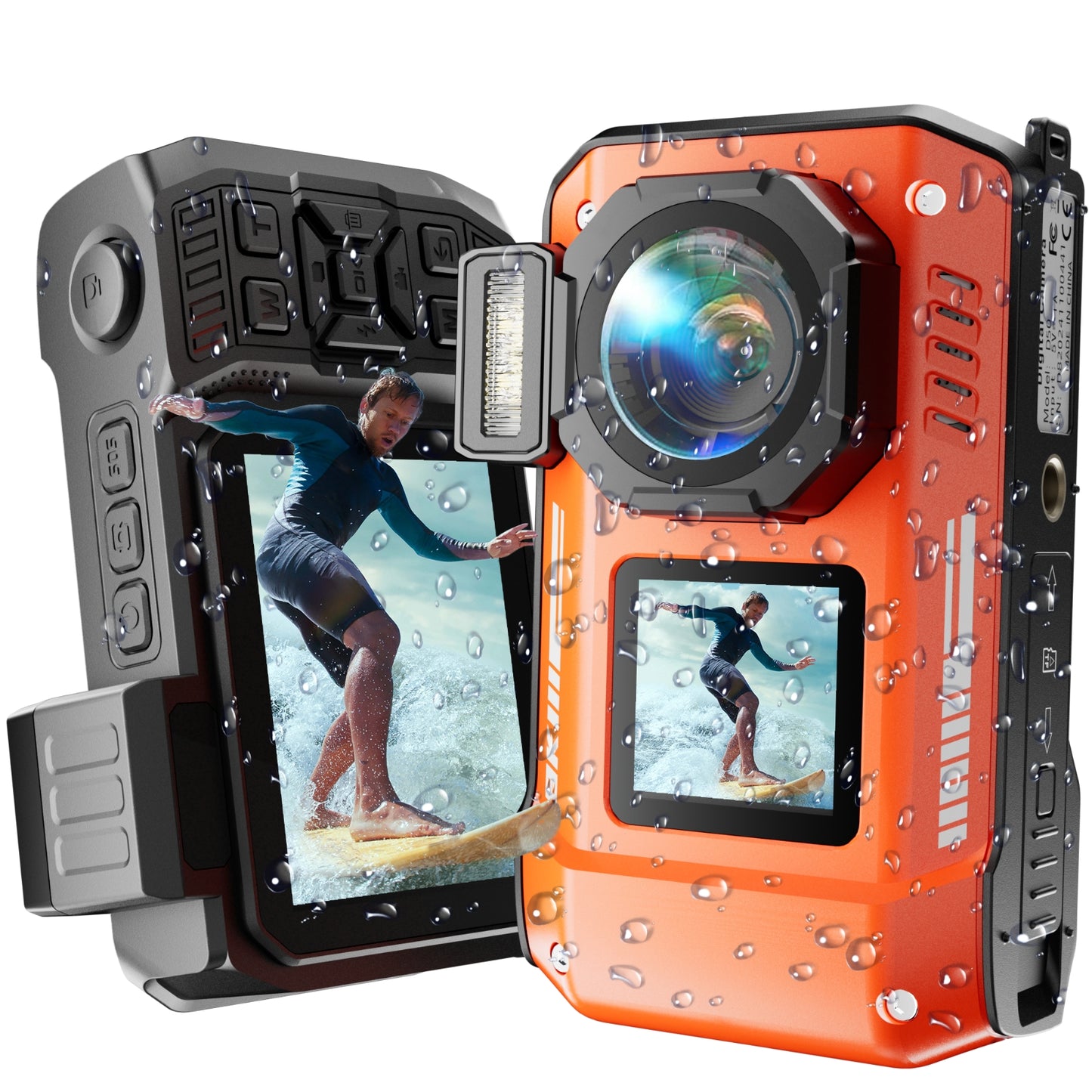 Maxmango D50 8K Underwater Digital Camera Dual-Screen Waterproof Camera