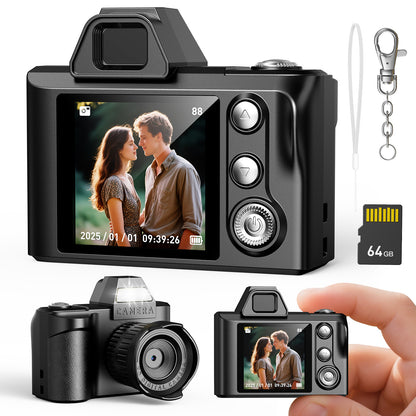 Maxmango Mini Retro Keychain Camera 1080P HD