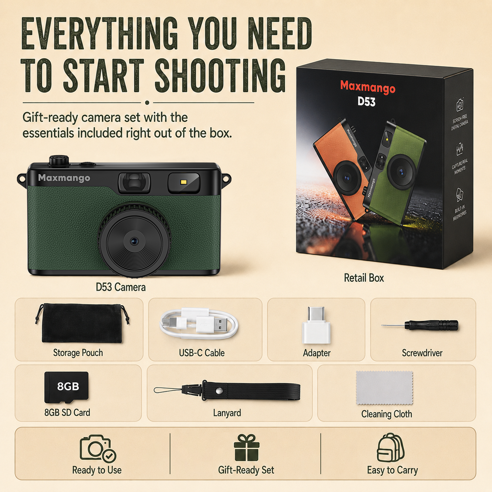 Maxmango D53 Camera
