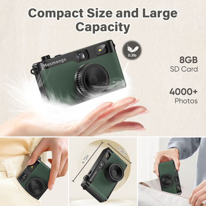 Maxmango D53 Retro Screenless Digital Camera