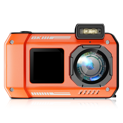 MaxMango 8K Underwater Digital Camera 70MP Dual-Screen Waterproof Camera