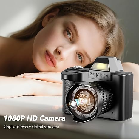 Maxmango Mini Retro Keychain Camera 1080P HD