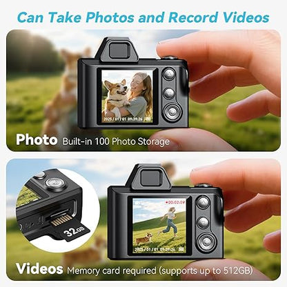 Maxmango Mini Retro Keychain Camera 1080P HD