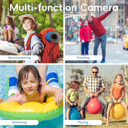 Maxmango 4K Underwater Digital Camera 48MP Dual-Screen Waterproof Camera