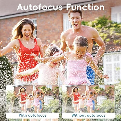 Maxmango 4K Underwater Digital Camera 48MP Dual-Screen Waterproof Camera