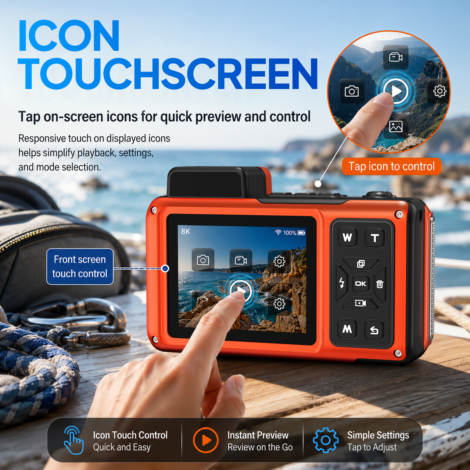 Maxmango  V08Pro Underwater Camera